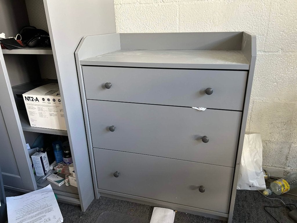 IKEA HAUGA dressoir 3 drawers, Ophalen, 50 tot 100 cm, Zo goed als nieuw, IKEA