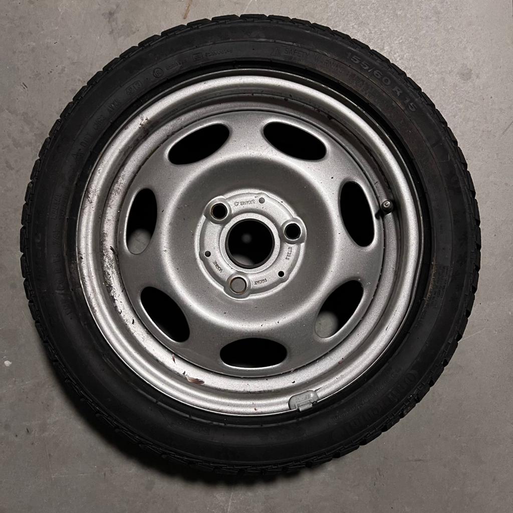 Autoband “Smart” 155/60 R 15., Auto diversen, Auto-accessoires, Ophalen, Gebruikt