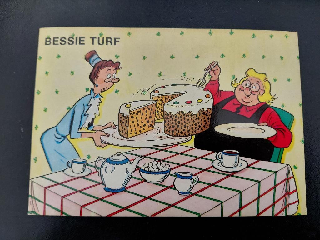 Bessie Turf, (Sjors van de Rebellenclub) ongelopen,, Verzenden, 1960 tot 1980, Ongelopen, Sterren en Beroemdheden