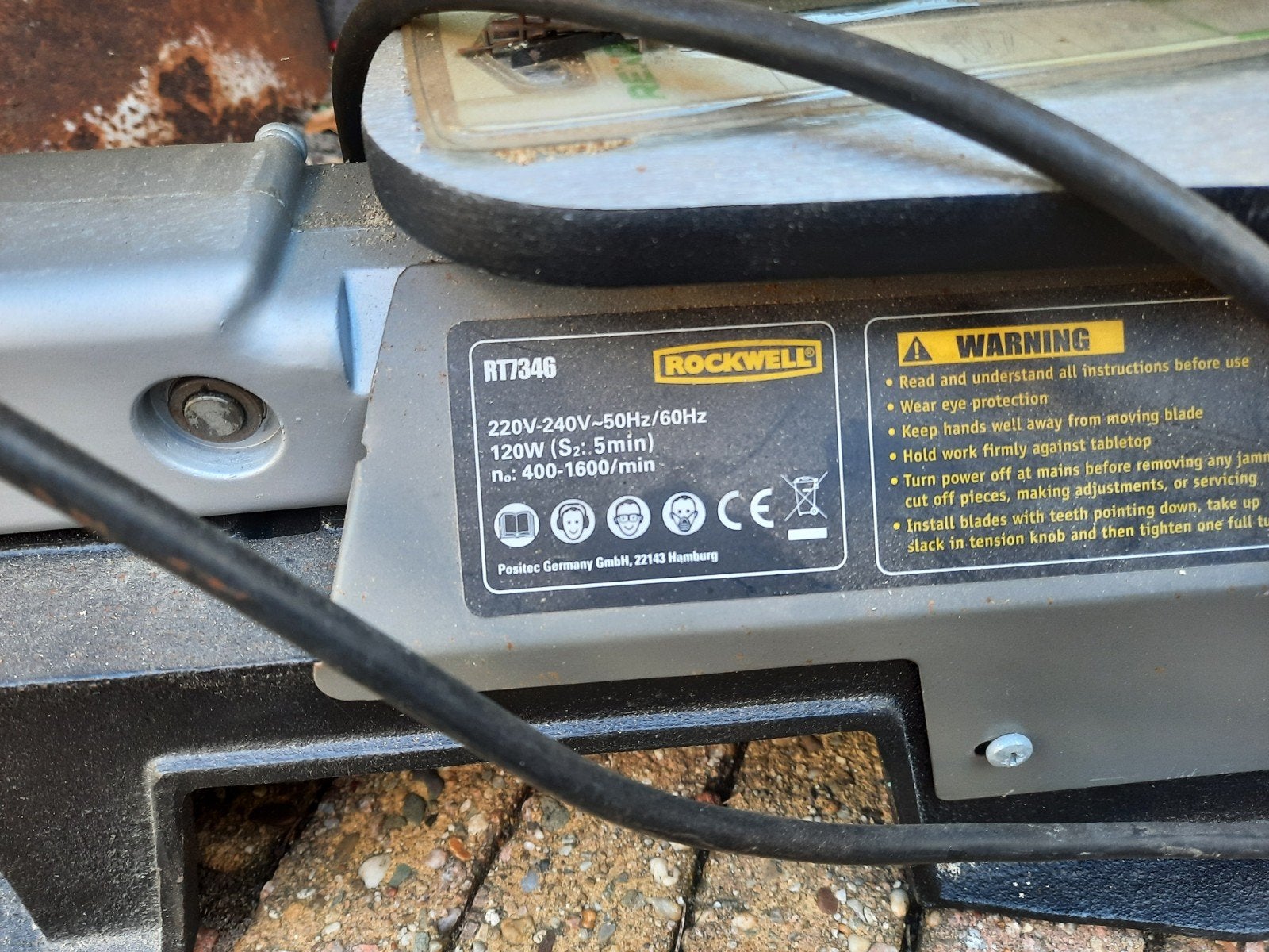 Rockwell Figuurzaag - gebruikt, Doe-het-zelf en Verbouw, Gereedschap | Zaagmachines, Ophalen, Minder dan 30 mm, Zo goed als nieuw