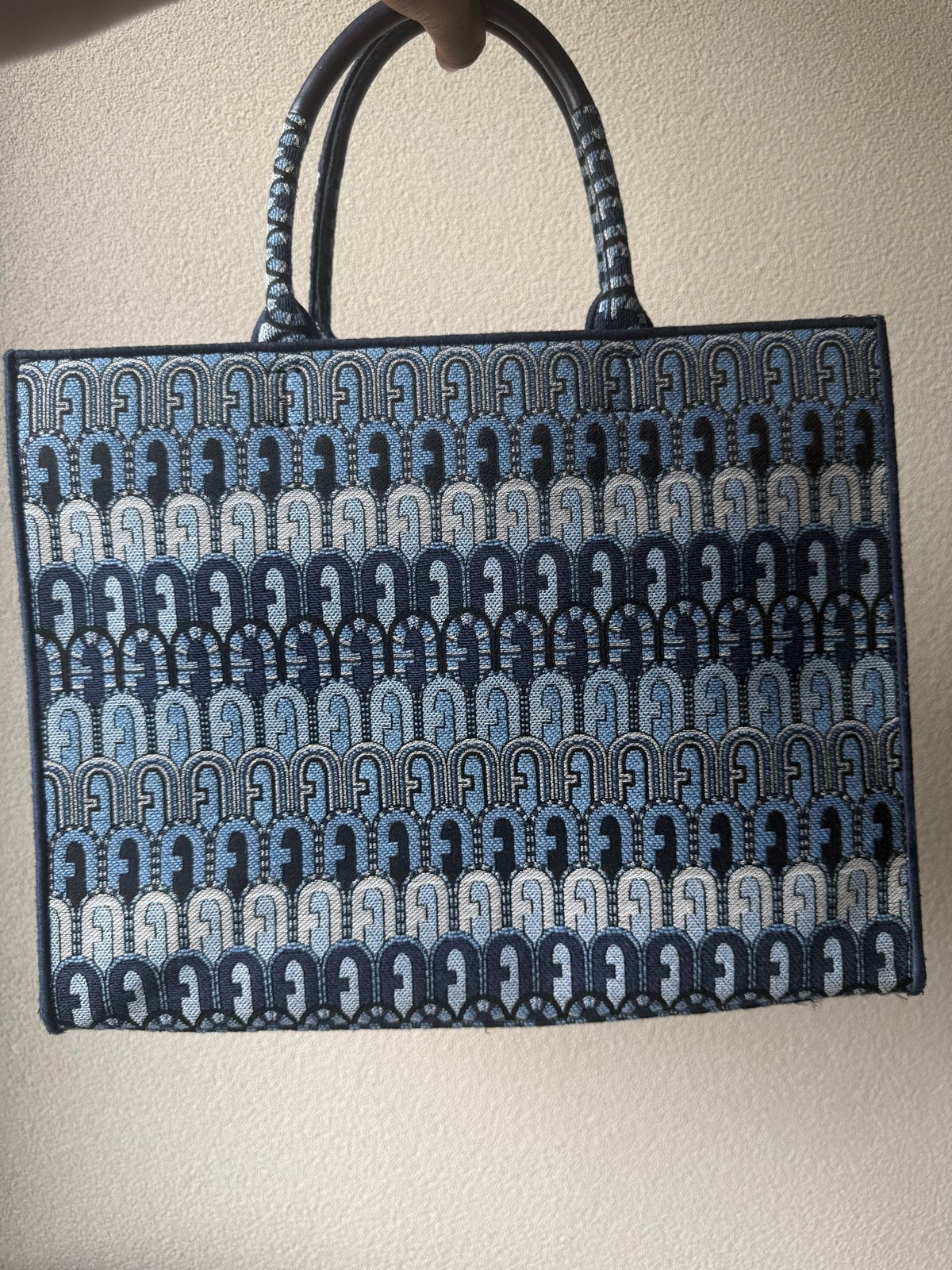 Furla opportunity tote, Ophalen, Gebruikt, Blauw, Shopper