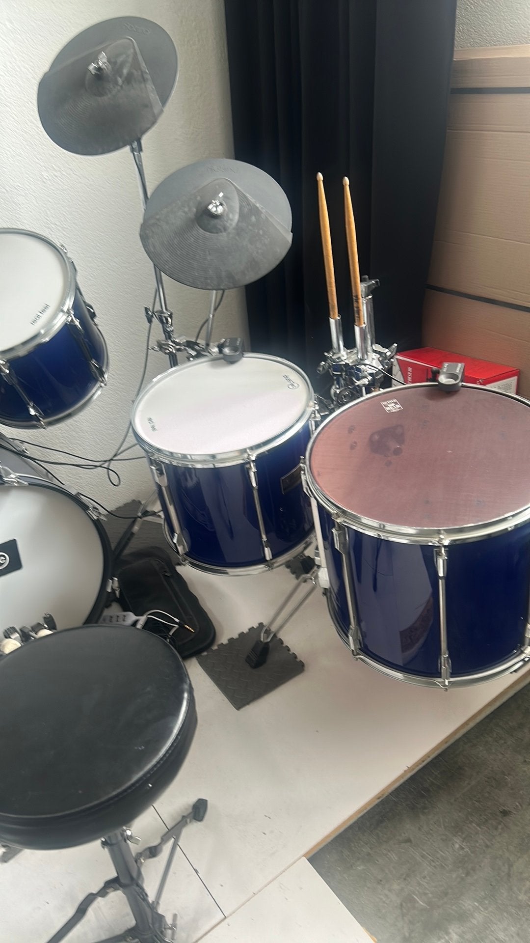 Drumstel hybride, Ophalen, Gebruikt, Roland, Elektronisch