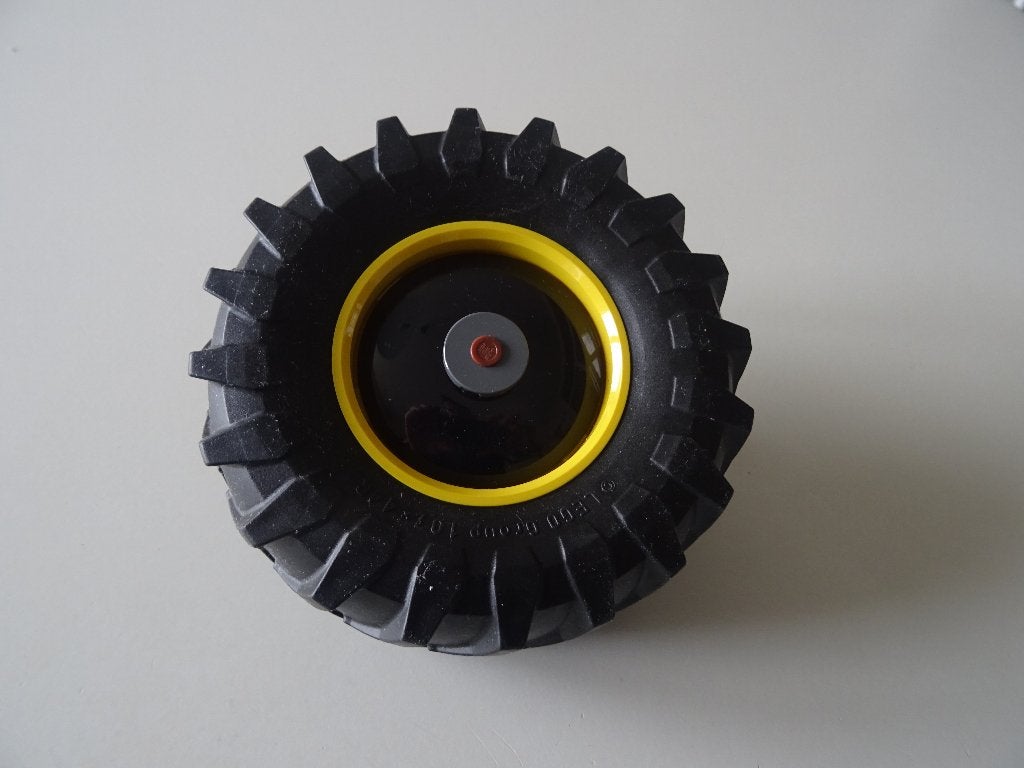 4 grote technic Lego wielen 107 x 44 R, Lego, Ophalen of Verzenden, Zo goed als nieuw, Technic
