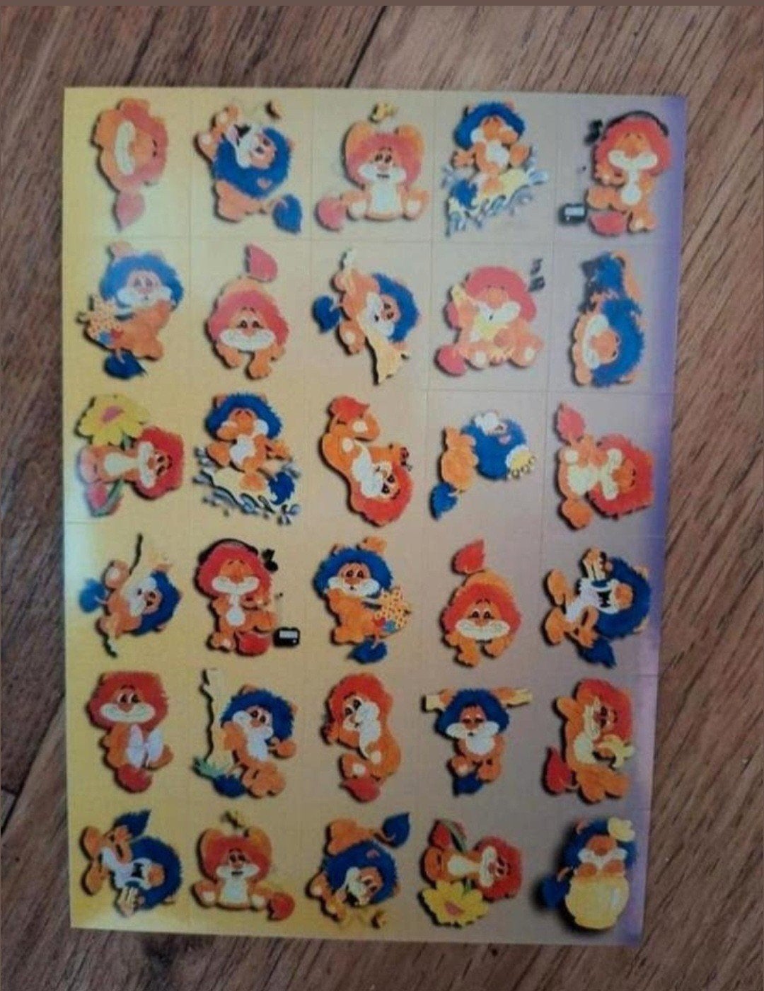 Stickervel met leeuwen-, Ophalen of Verzenden, Nieuw