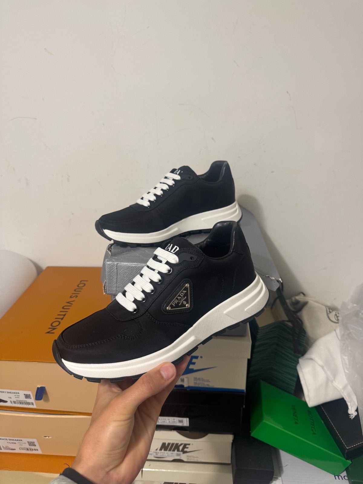 Prada Prax 01 Re-Nylon sneakers zwart, Ophalen of Verzenden, Nieuw