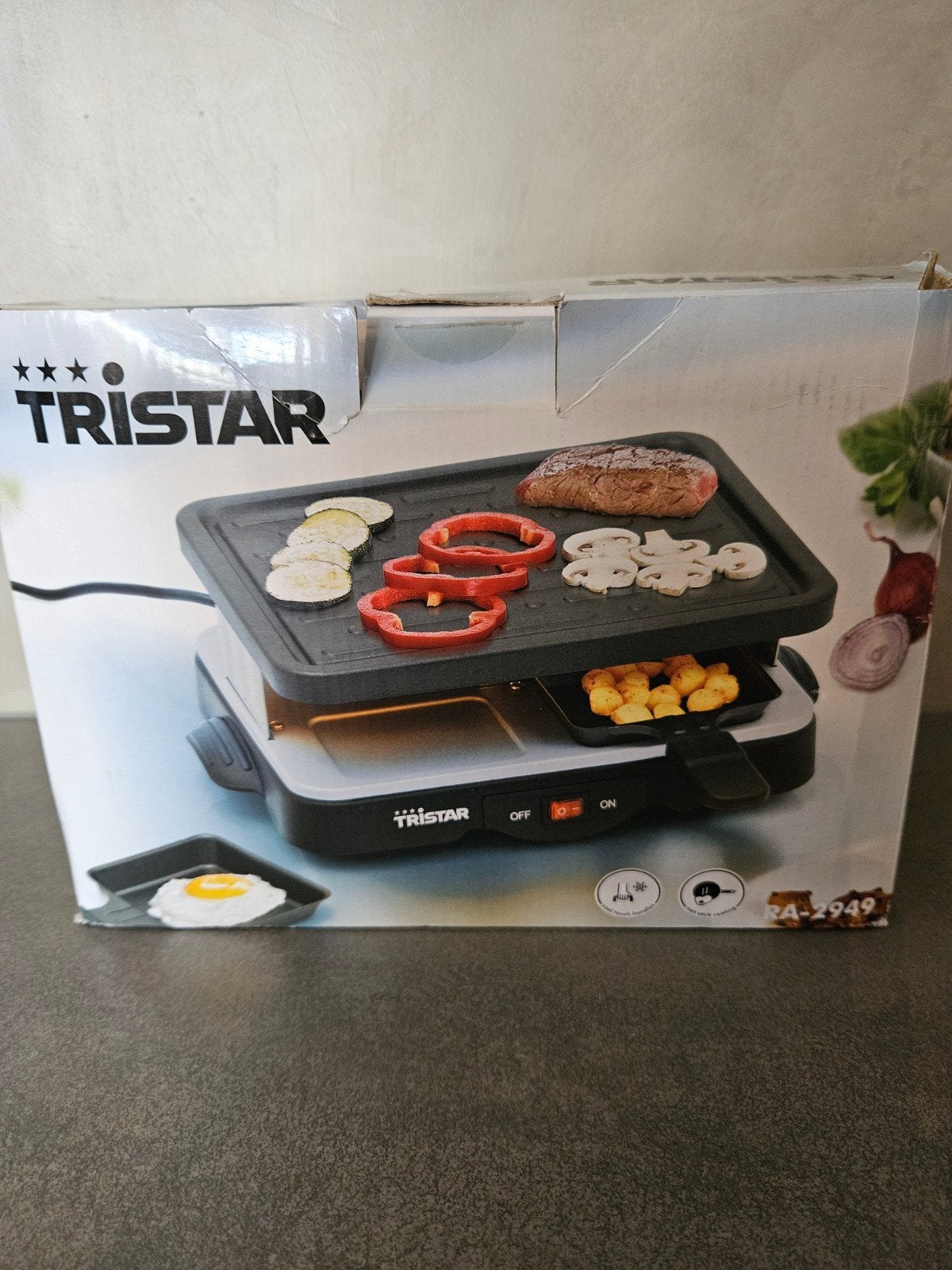 raclette gourmet z.g.a.n., Ophalen of Verzenden, Zo goed als nieuw, Minder dan 4 personen