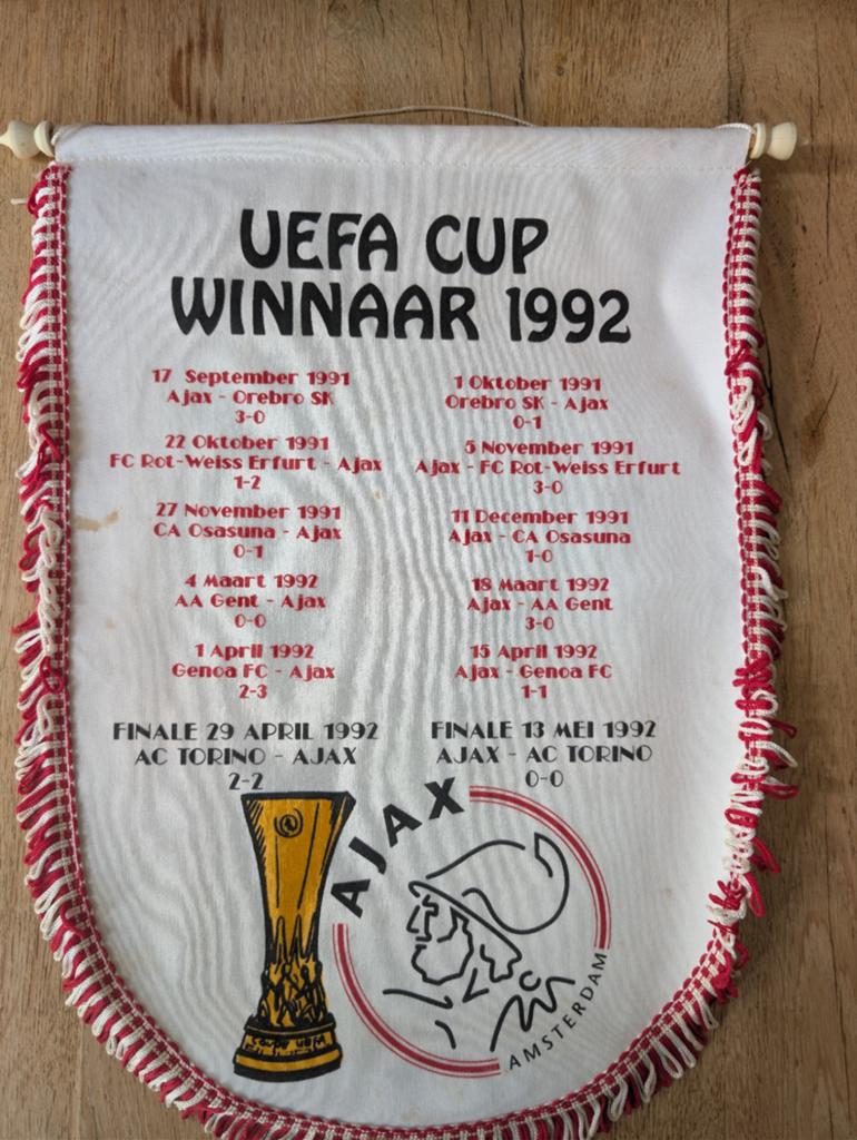 Ajax vaantjes, Verzamelen, Sportartikelen en Voetbal, Ophalen of Verzenden, Gebruikt, Ajax