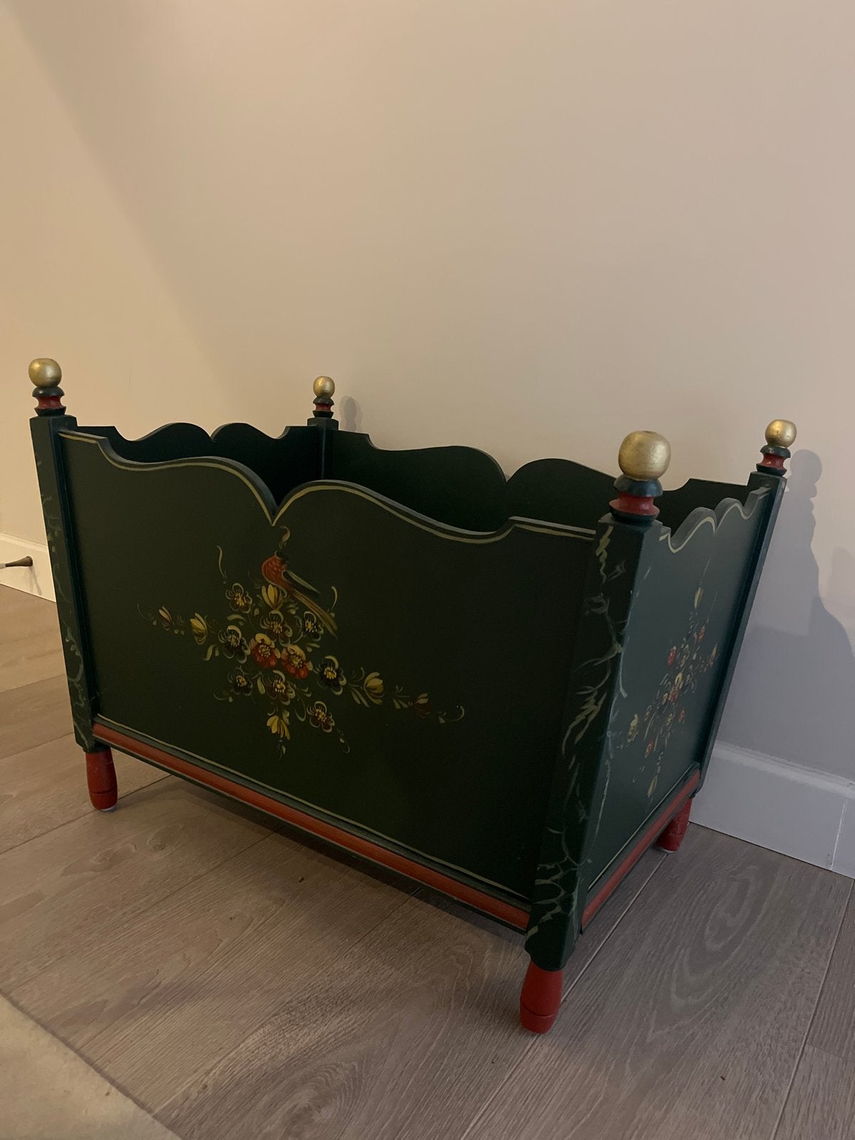 Hindelooper Houtbak - Handgeschilderd, Ophalen