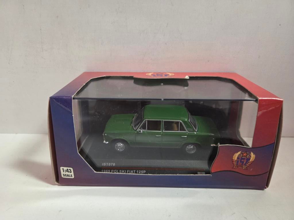 IST Models Polski Fiat 125p 1:43, Overige merken, Auto, ., Ophalen of Verzenden