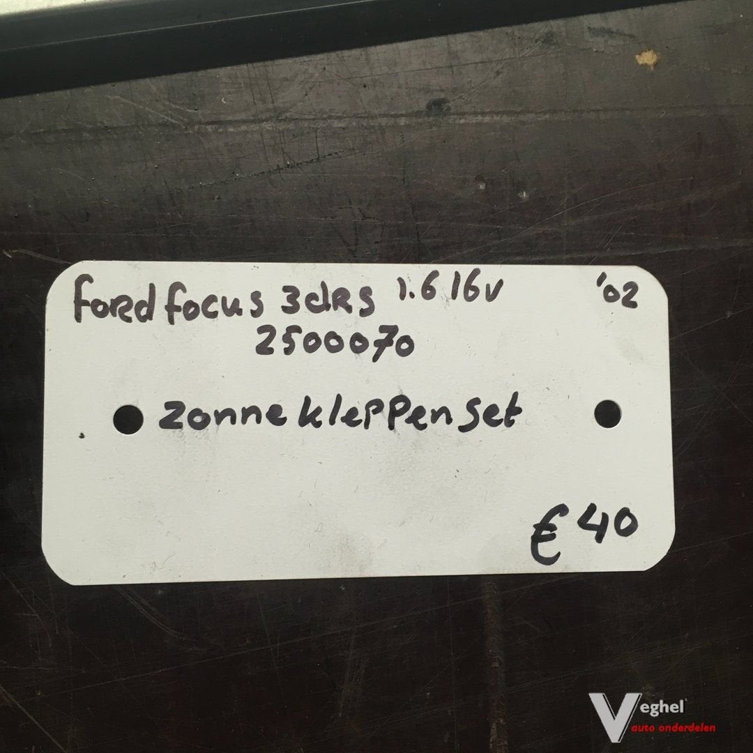 Ford Focus 3 drs 1.6 16v 2002 wagennr 250070   Zonnekleppen, Auto-onderdelen, Gebruikt, -, -, Ophalen of Verzenden