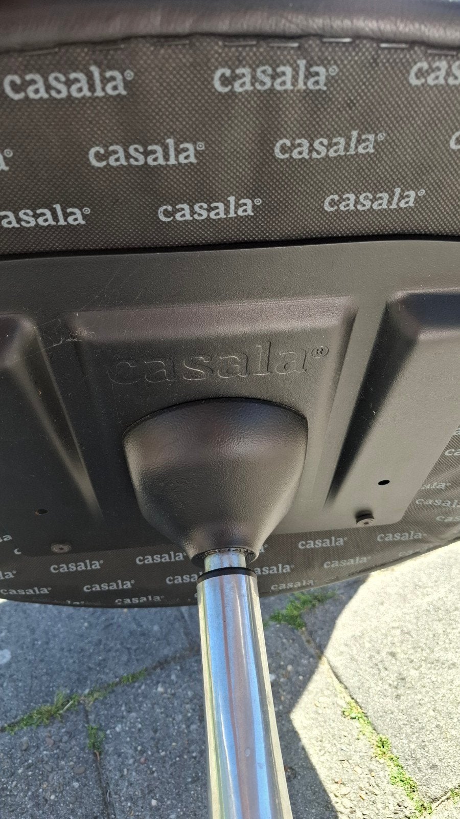 Casala fauteuil, zwart leer, draaibaar, Huis en Inrichting, Stoelen, Ophalen, Gebruikt, Zwart, Leer