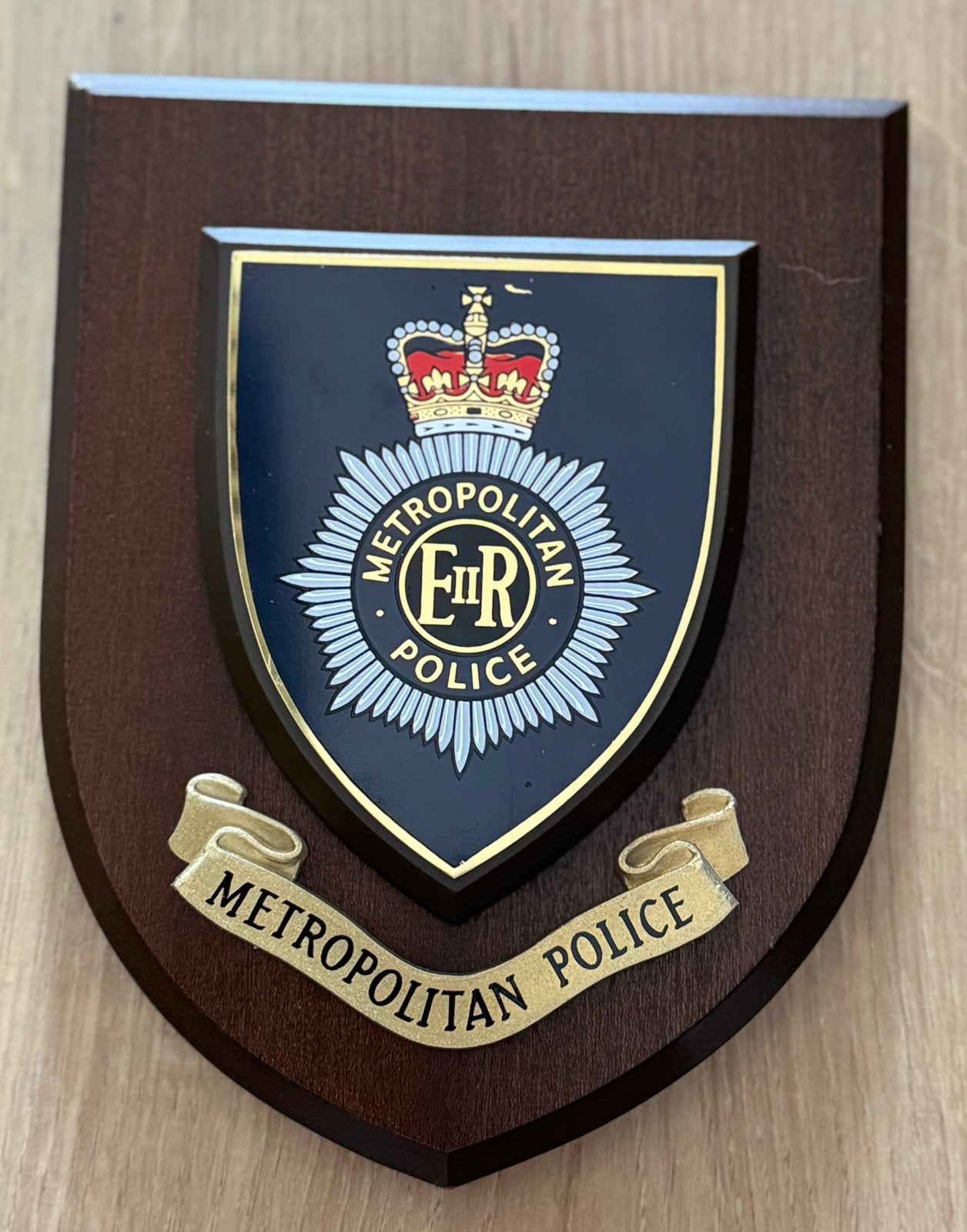 Schildje Metropolitan Police UK, Ophalen of Verzenden, Overige soorten, Engeland, Overige typen
