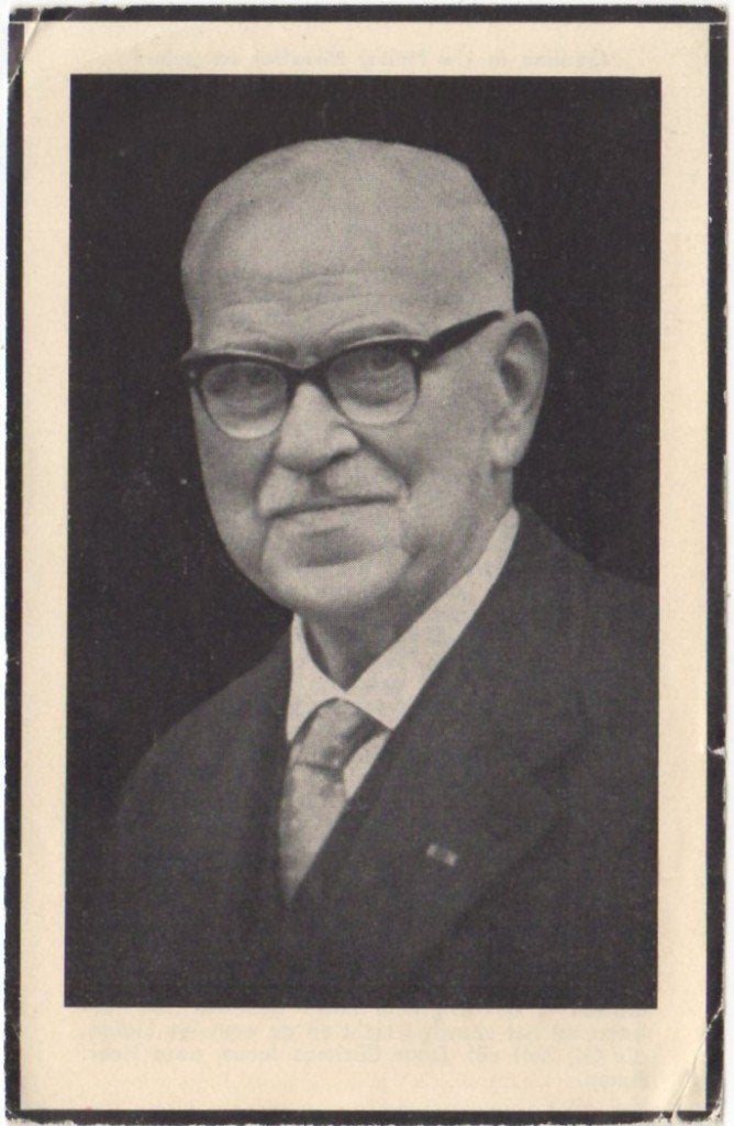 Johannes B.F. Hettema 1884 Bolsward + 1960 Helmond, 75 jr, Ophalen of Verzenden