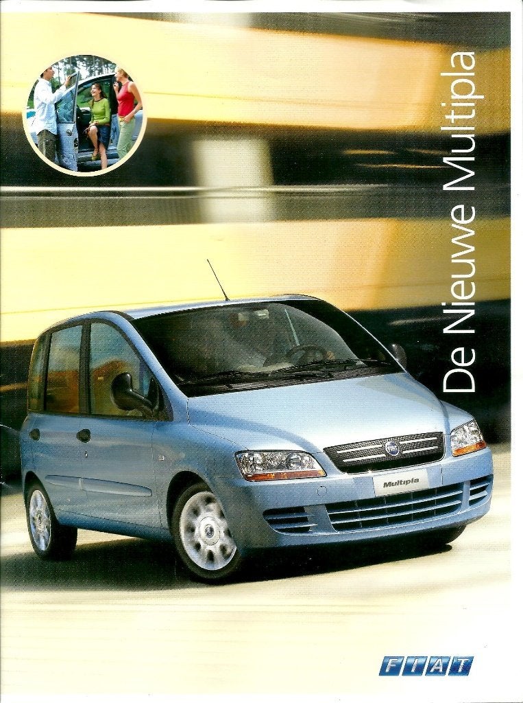 Brochure Fiat Multipla 2004, Ophalen of Verzenden, Gelezen, Overige merken