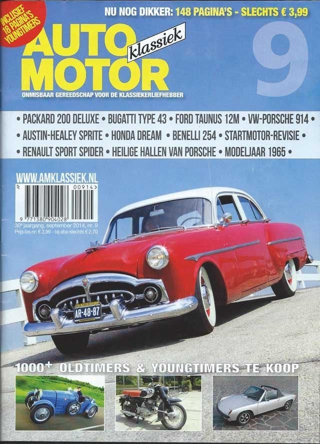 AMK 9 2014 : VW Porsche 914 - Ford Taunus 12M Coupe - Austin, Ophalen of Verzenden, Gelezen, Algemeen