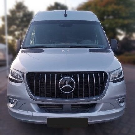 AMG grill zwart - chrome Mercedes Sprinter 2018 - 2025, Ophalen of Verzenden, -, -, -