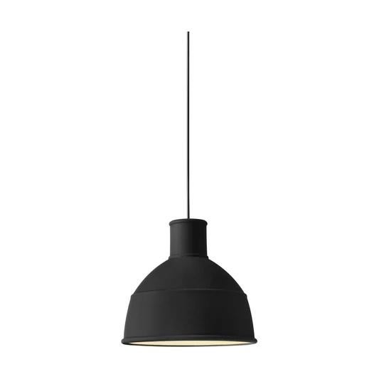 Muuto Unfold hanglamp - Zwart, goede staat, Ophalen, Gebruikt, Kunststof, Minder dan 50 cm