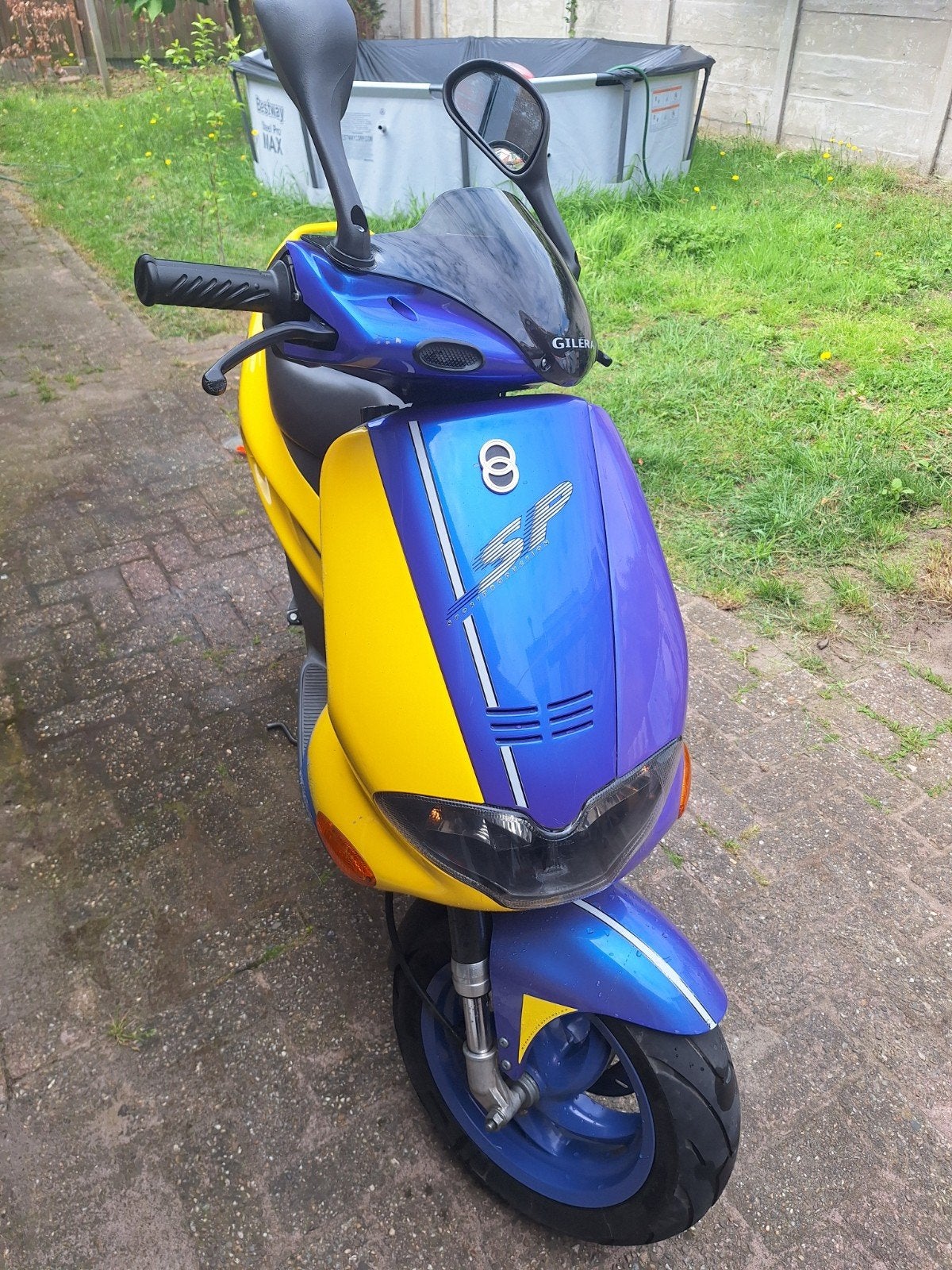 Gilera Runner SP 50cc Scooter - Blauw/Geel, Ophalen of Verzenden, Gebruikt, Overige typen, Gilera