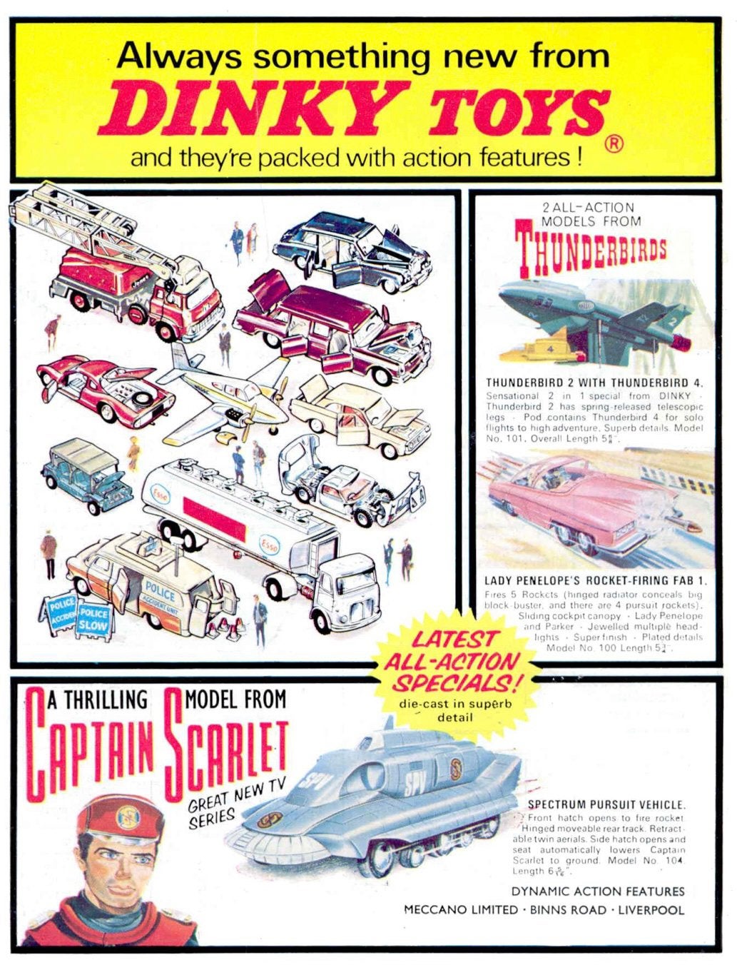 Dinky Toy's Ruimte voertuigen, Ophalen of Verzenden