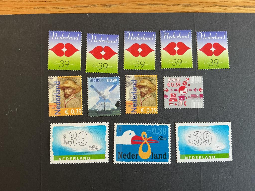 Doorgestanste zegels div, Verzenden, Na 1940, Postfris