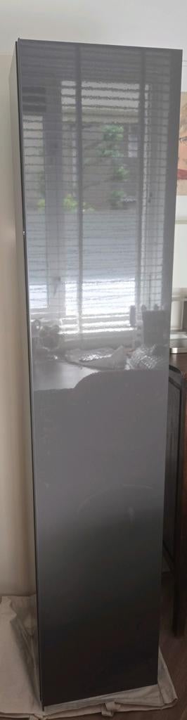 Ikea badkamerkast godmorgon hoogglans grijs nieuwstaat, Huis en Inrichting, Ophalen, (Half)hoge kast, Minder dan 50 cm, Zo goed als nieuw