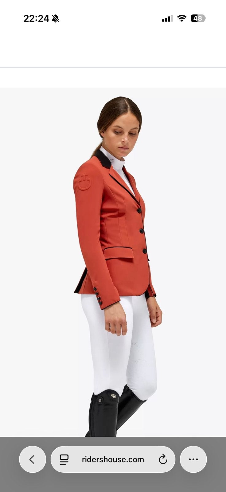 Cavalleria Toscana wedstrijdjasje GP maat IT46, Dieren en Toebehoren, Overige merken, Ophalen of Verzenden, Bovenkleding, Springen