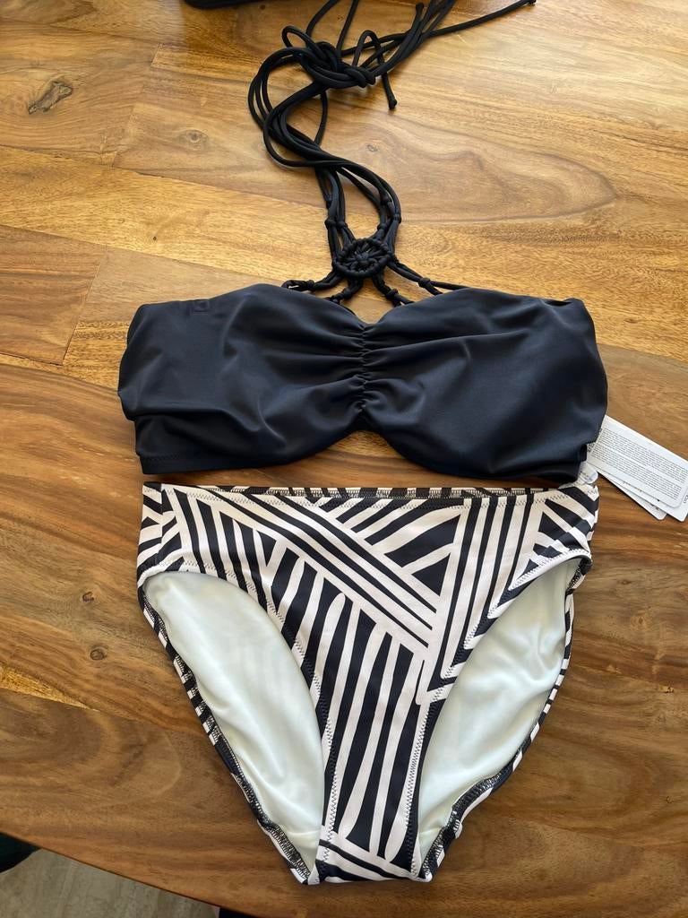 Freya en fantasie combi bikini maat 75d en slip s, Verzenden, Nieuw, Zwart, Overige typen