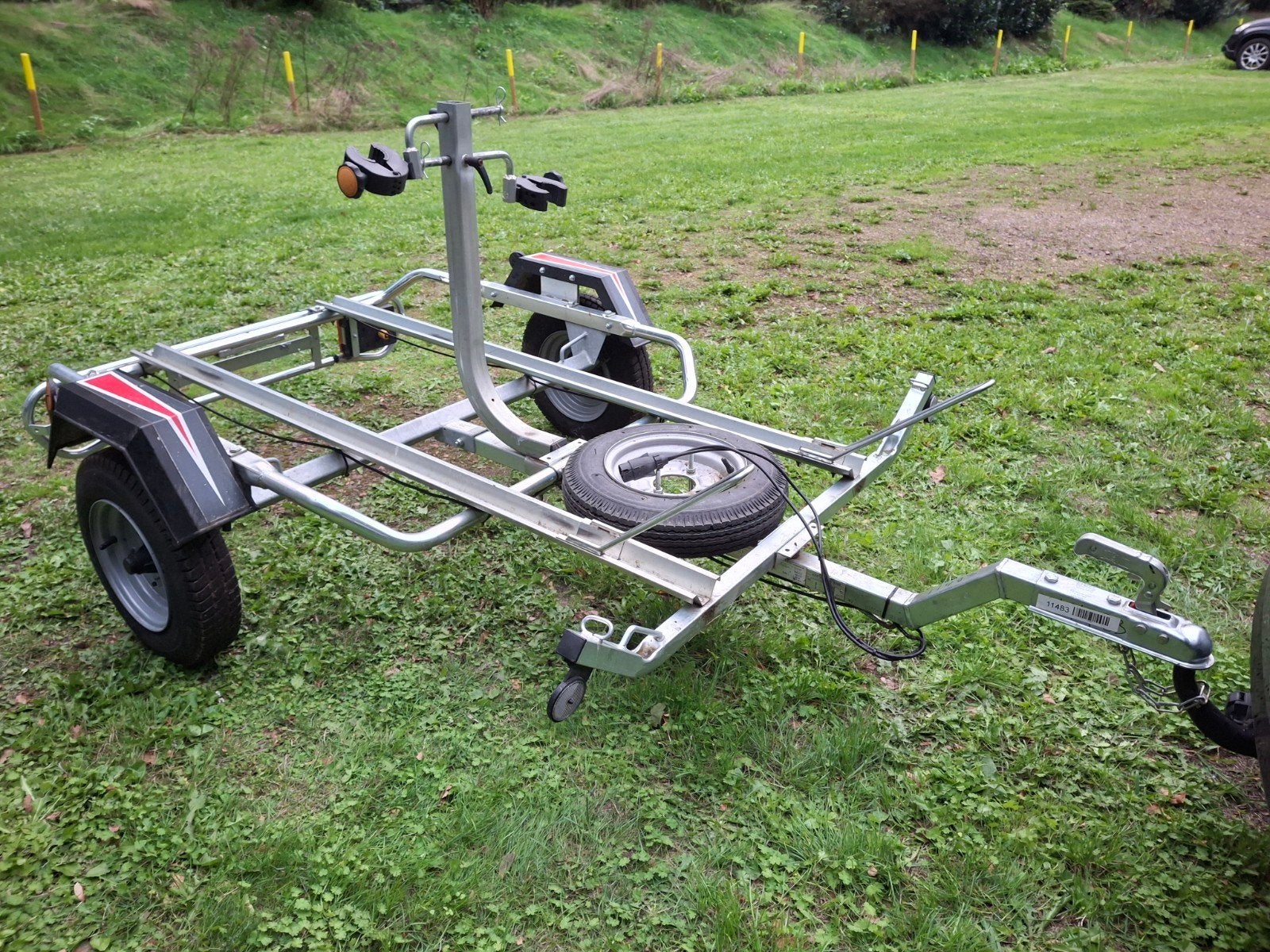 Fietsaanhanger, Ophalen, Gebruikt
