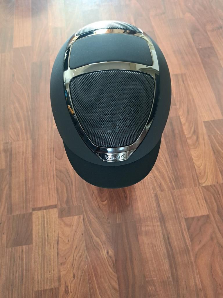 Kask Dogma chrome antraciet., Ophalen, Zo goed als nieuw, Dressuur, Cap