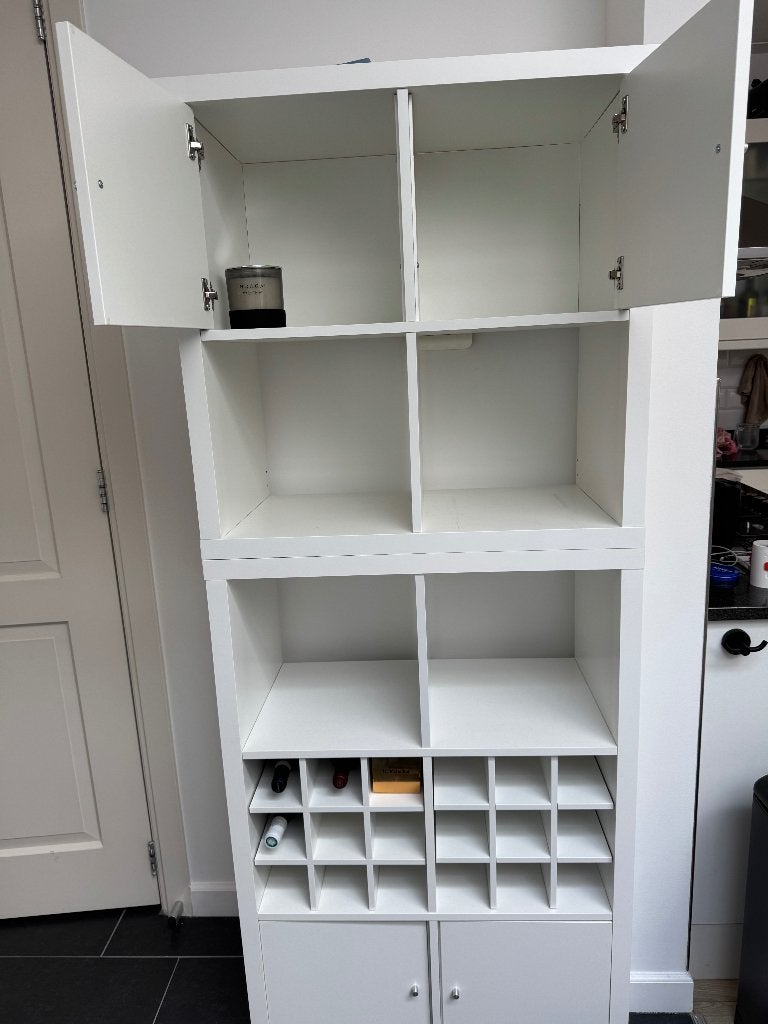 Wit ikea Kallax kasten, Ophalen, Zo goed als nieuw