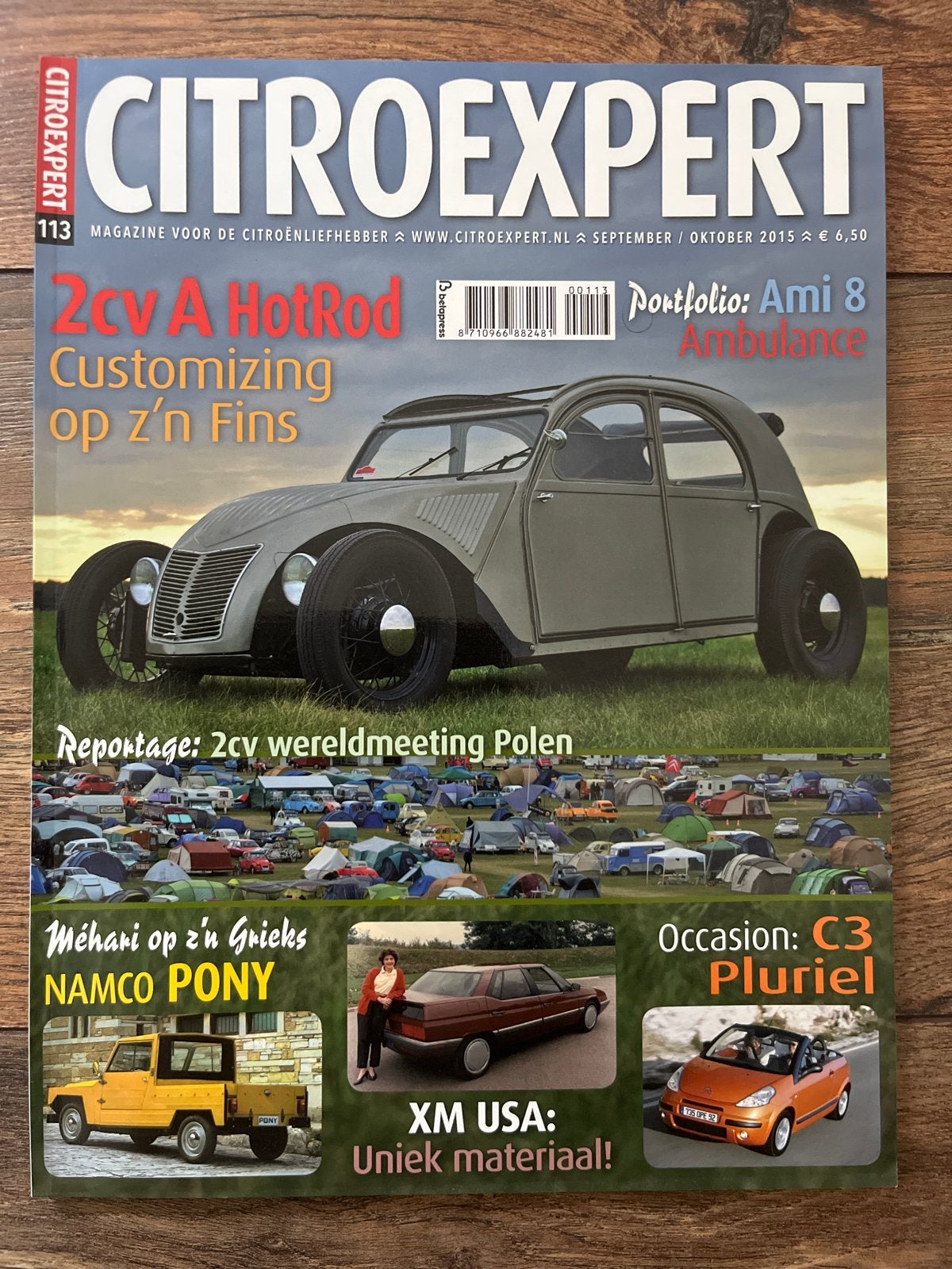 CitroExpert Mag. 113 - Ami 8 Ambulance, C3Pluriel, Méhari, Ophalen of Verzenden, Zo goed als nieuw, Citroën