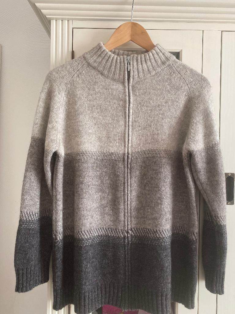 Marina Rinaldi vest bruin beige 40/42, Ophalen of Verzenden, Nieuw, Maat 42/44 (L), Beige