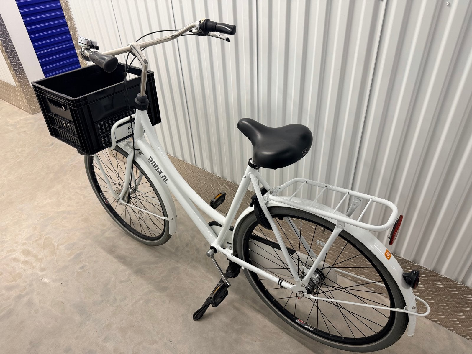 Damesfiets PUUR | Gazelle met voordrager en 7 versnellingen, Ophalen, Terugtraprem, Versnellingen, 56 cm of meer