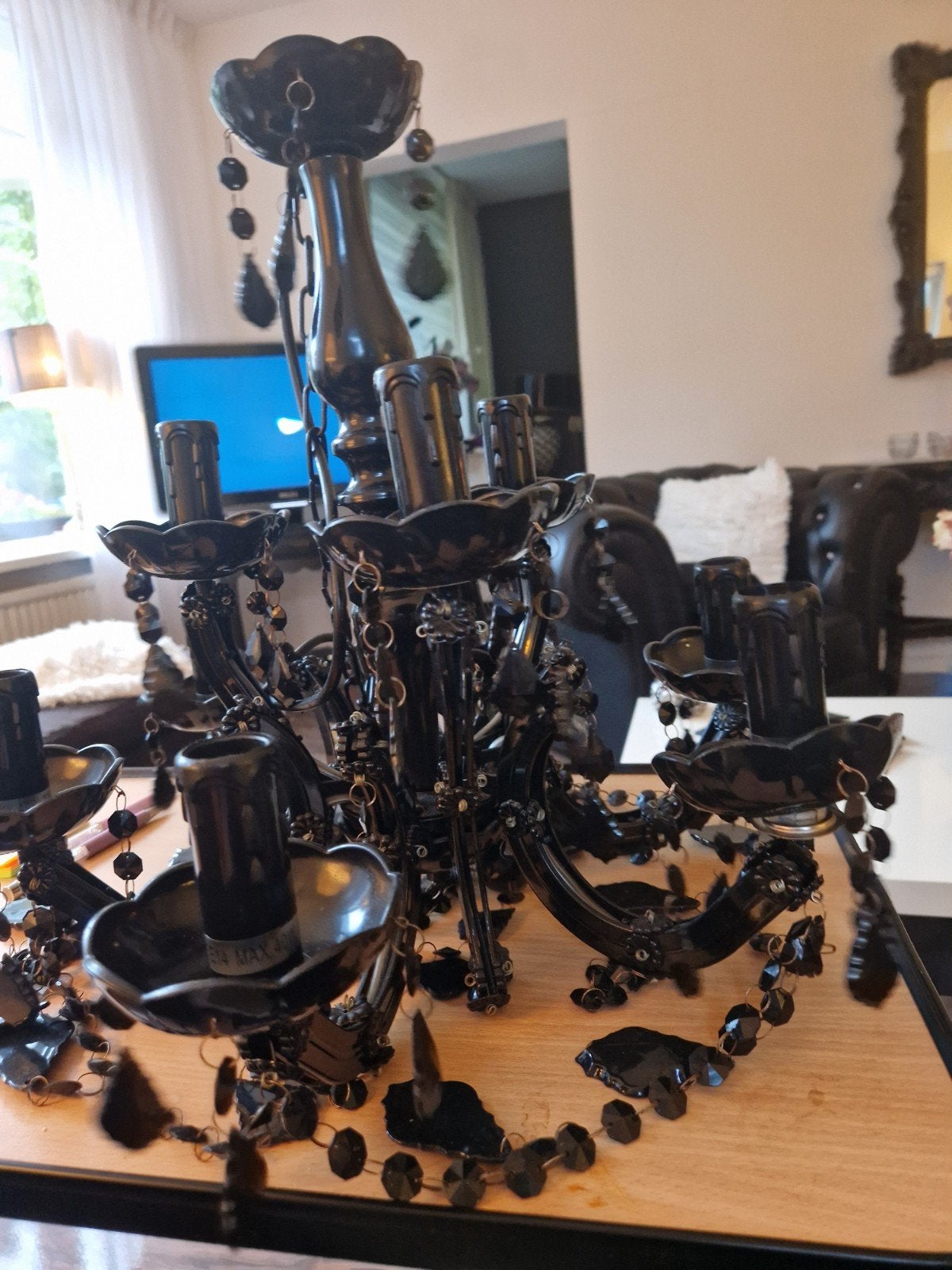 zwarte hanglamp, Ophalen, Zo goed als nieuw