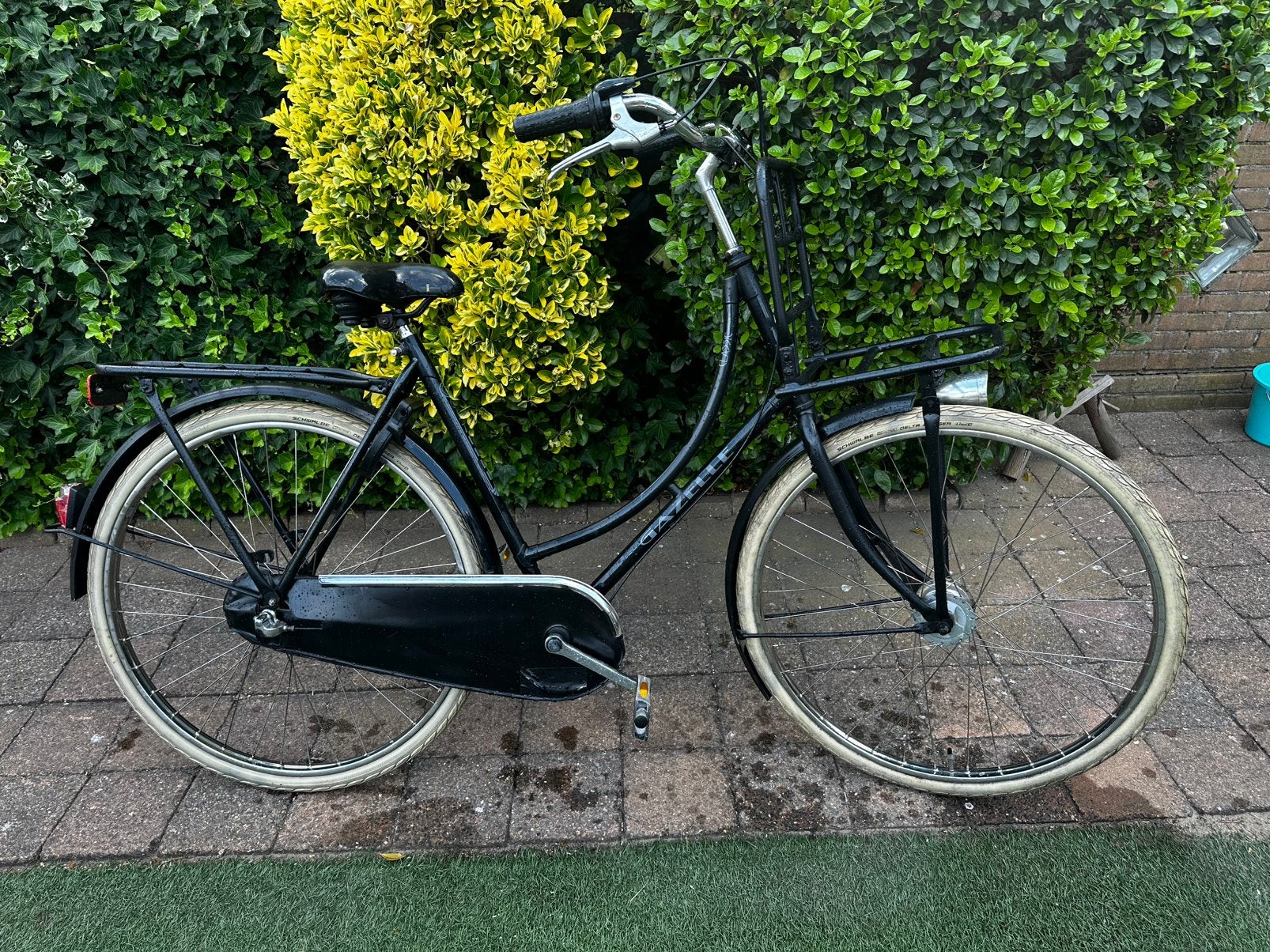 Gazelle omafiets, Ophalen, Terugtraprem, Gebruikt, 56 cm of meer