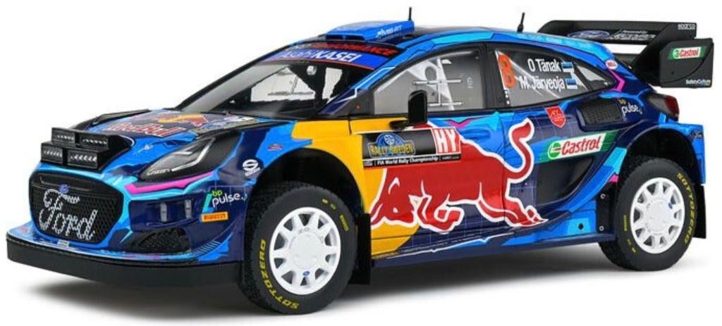 Ford PUMA RALLY1 HYBRID #8 TANAK RALLY SUEDE 2023, Hobby en Vrije tijd, Modelauto's | 1:18, Ophalen of Verzenden, Nieuw, Auto
