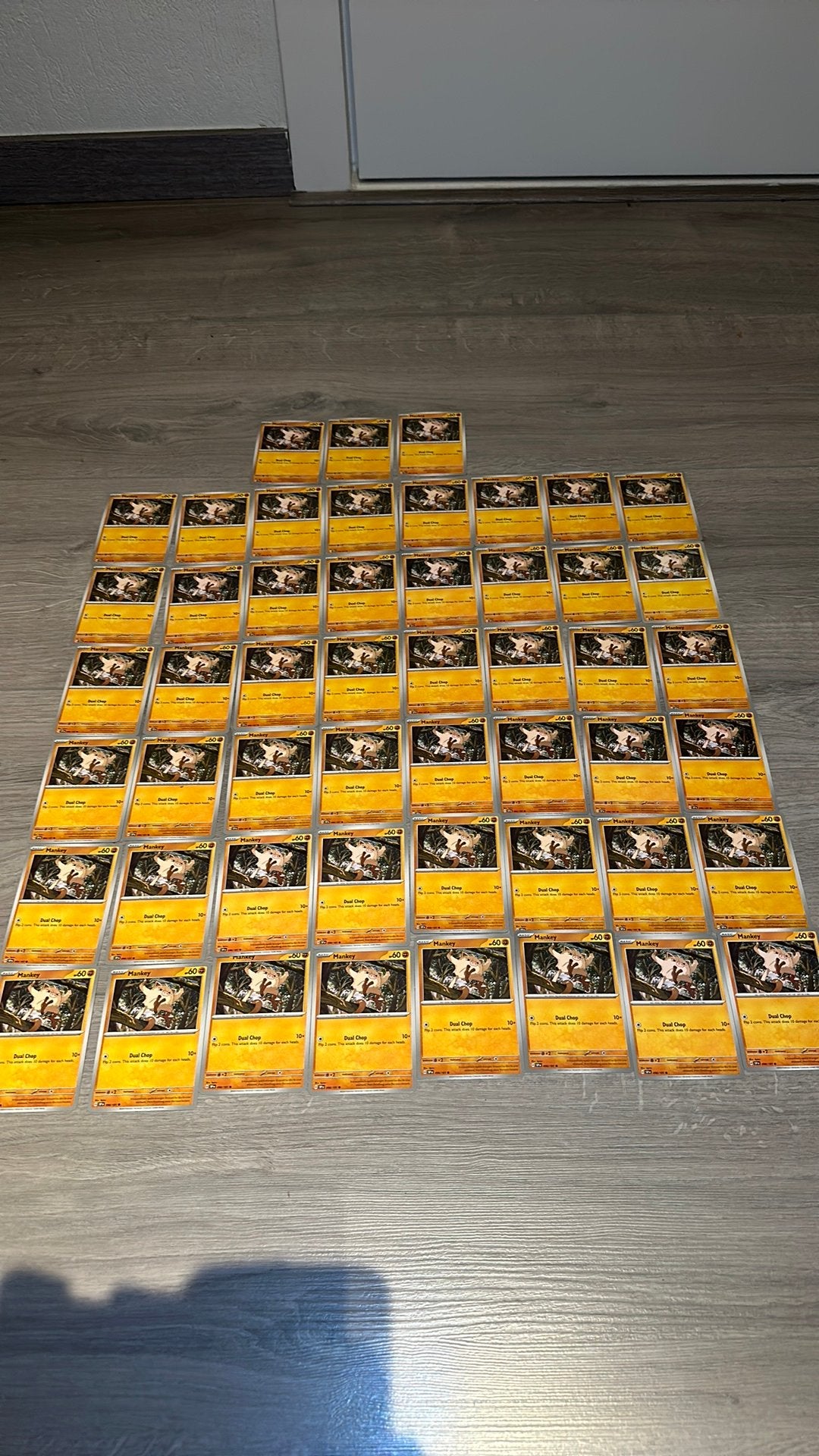 51x Mankey - Pokemon Kaart, Ophalen of Verzenden