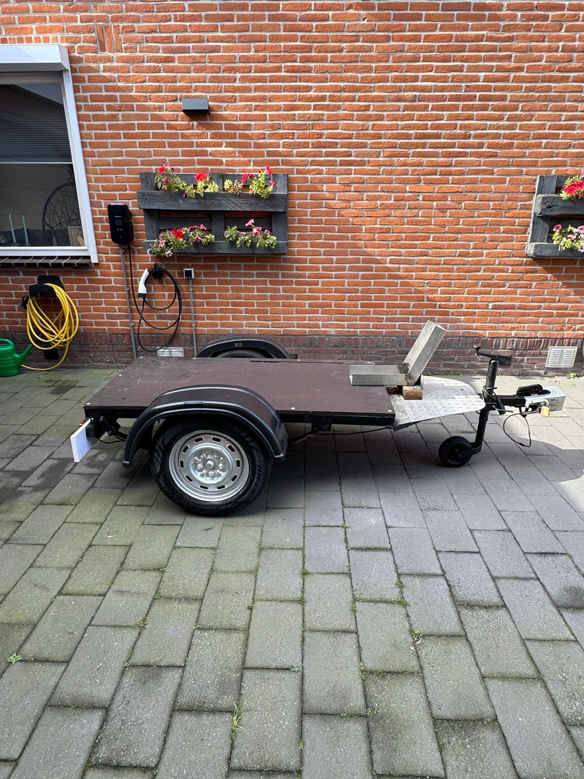 Motor/scooter/fiets aanhanger, Ophalen, Gebruikt