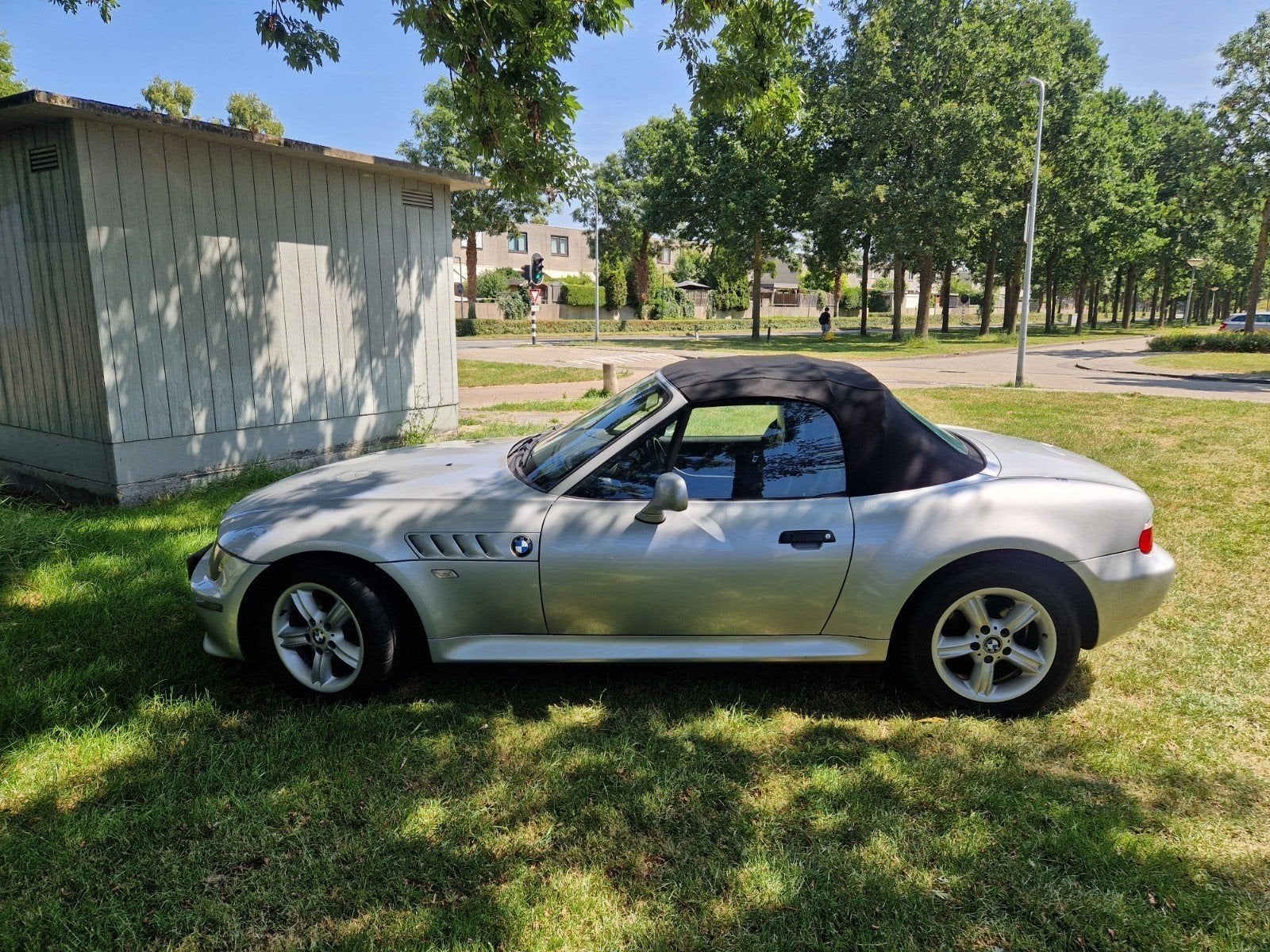 BMW Z3 6 cilinder 2.2i S facelift wide body 2001, Achterwielaandrijving, Zwart, Cabriolet, Leder