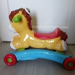 Vtech hobbelpaard 2 in 1, Ophalen, Zo goed als nieuw, 6 maanden tot 2 jaar