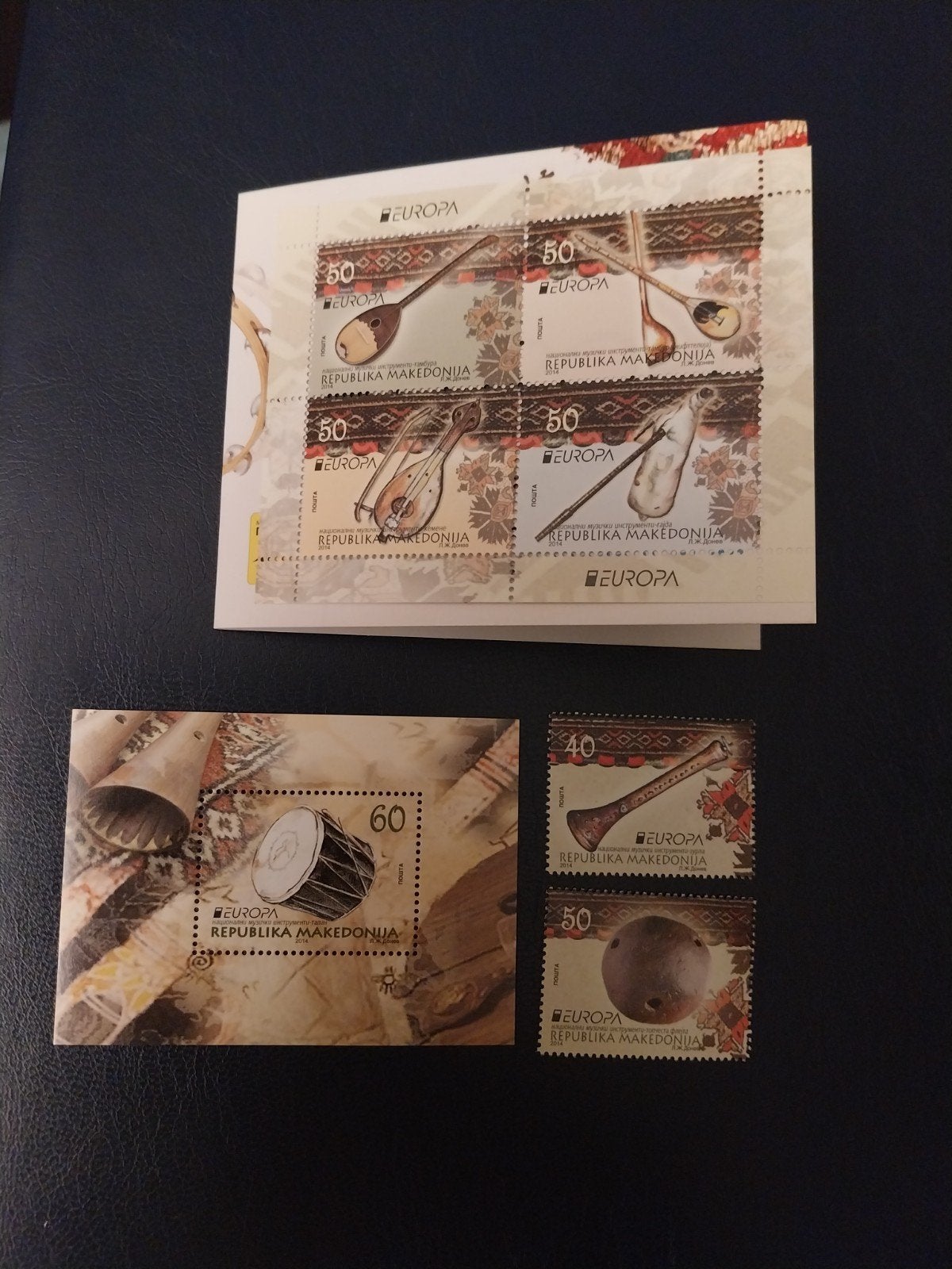 Europa Macedonië 694-700+blok 27 muziek postfris mi 13,50eu, Verzenden, Buitenland