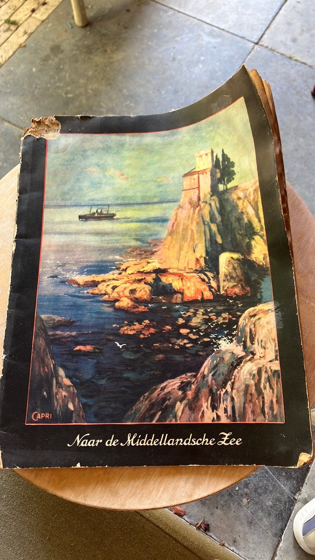Plakboek Naar de Middellandse Zee, Ophalen of Verzenden
