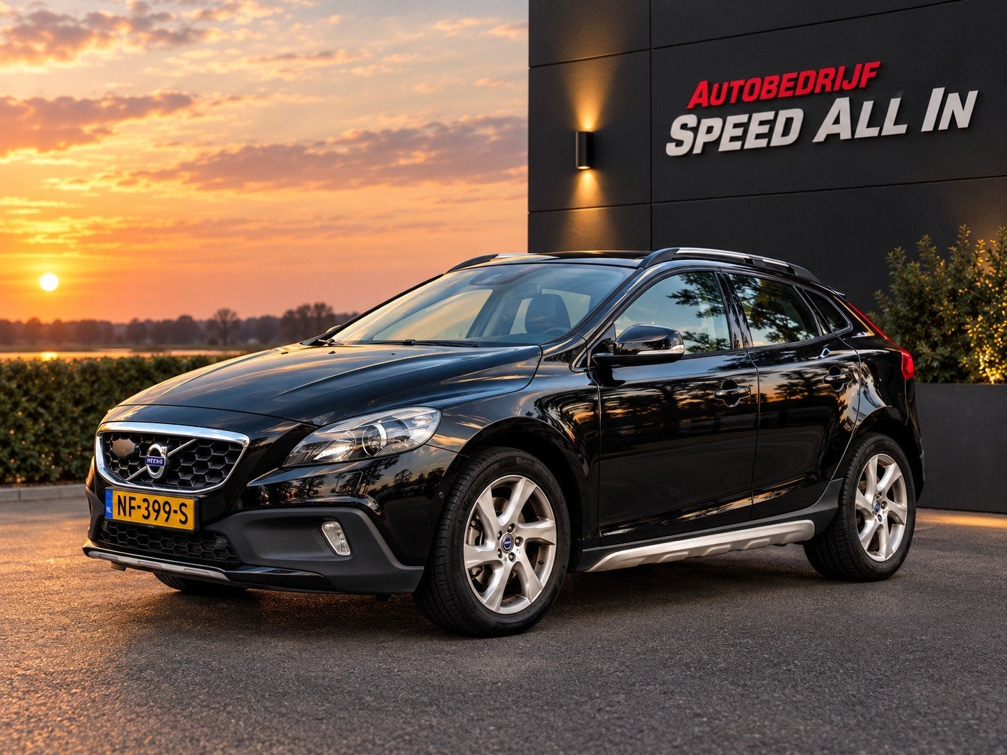 Volvo V40 2.0 D3 150PK Automaat | 5 CILINDER | PANORAMADAK, Auto's, Euro 5, Verwarmde buitenspiegels, Zwart, Zwart