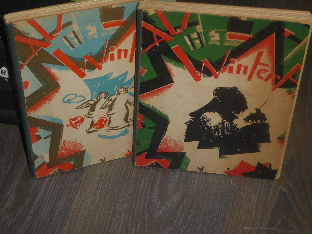 2 x ALS HET WINTERT (1934 en 1936), Ophalen of Verzenden, Gelezen, Diverse auteurs