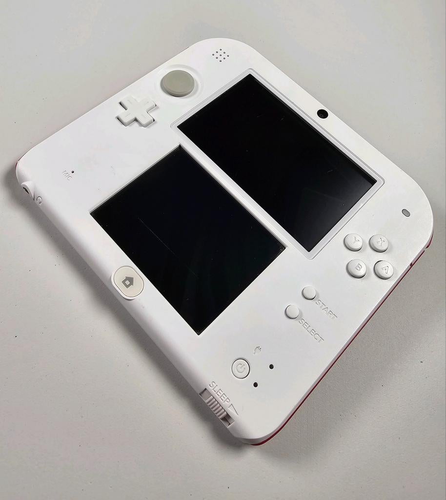Nintendo 2DS – Wit/Rood – B-Grade, Gebruikt, Overige kleuren, 2DS, Ophalen of Verzenden