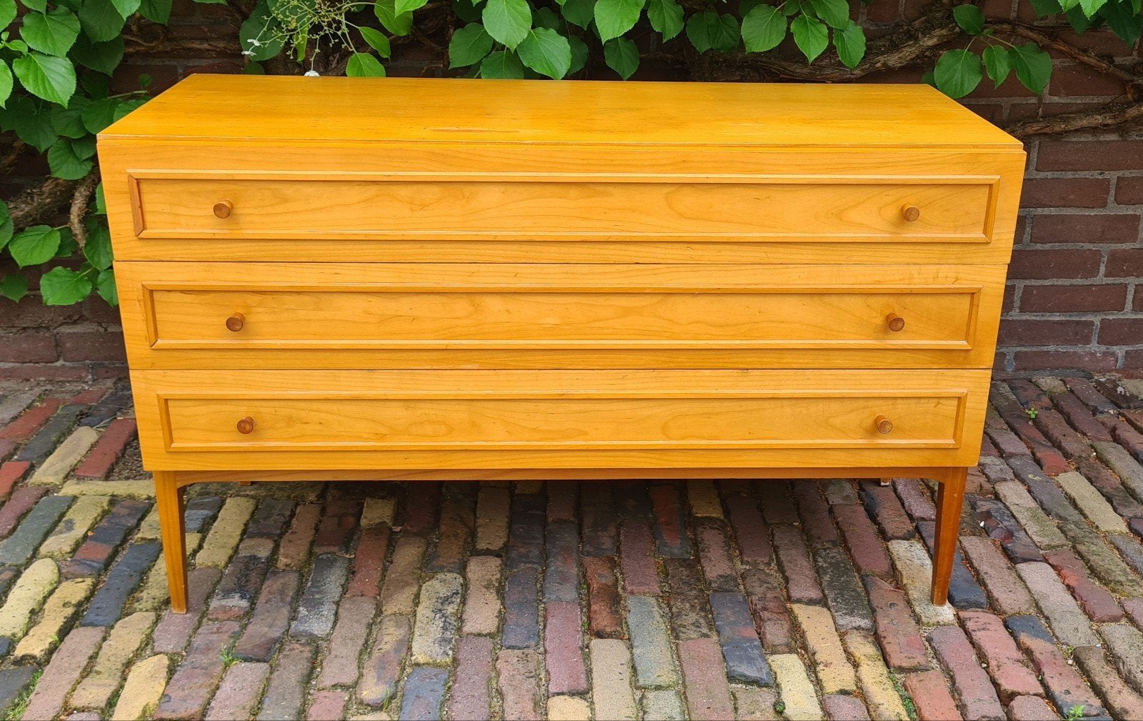 Vintage ladenkast., Huis en Inrichting, Kasten | Ladekasten, Ophalen, Gebruikt, 50 tot 100 cm, 3 of 4 laden