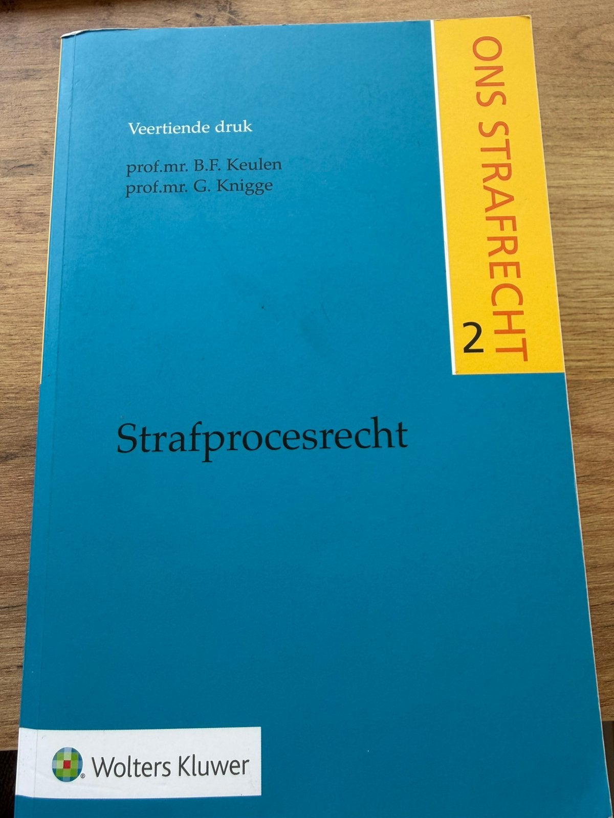 B.F. Keulen - Strafprocesrecht, Boeken, Ophalen of Verzenden, Gelezen, WO, B.F. Keulen