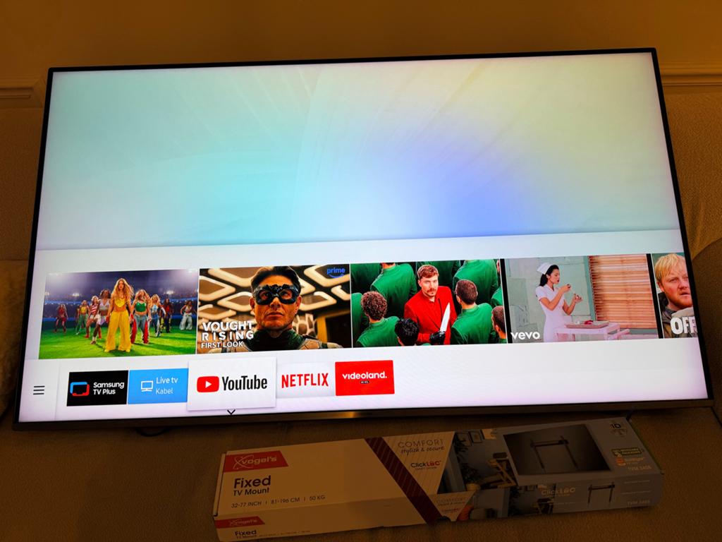 Samsung 49 inch 4K Smart TV - UE49NU8000L met vogel beugel, 50 Hz, Ophalen of Verzenden, Samsung, 100 cm of meer
