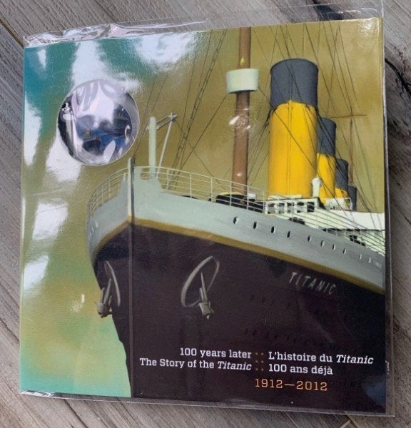 Canada - 25-Cent 2012 Coloured Coin - R.M.S. Titanic, Postzegels en Munten, Ophalen of Verzenden, Noord-Amerika, Setje