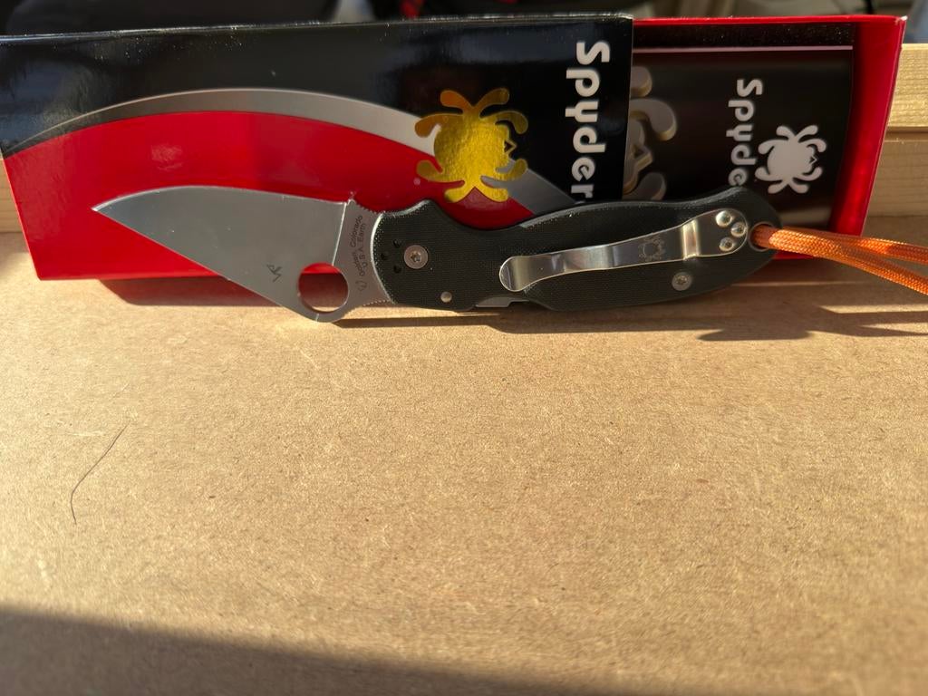 Spyderco Para 3 zakmes - CPM S45VN staal, Ophalen of Verzenden, Zo goed als nieuw